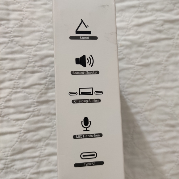 New 3-in-1 Tablet Stand with Bluetooth Speaker - Picture 3 of 6
